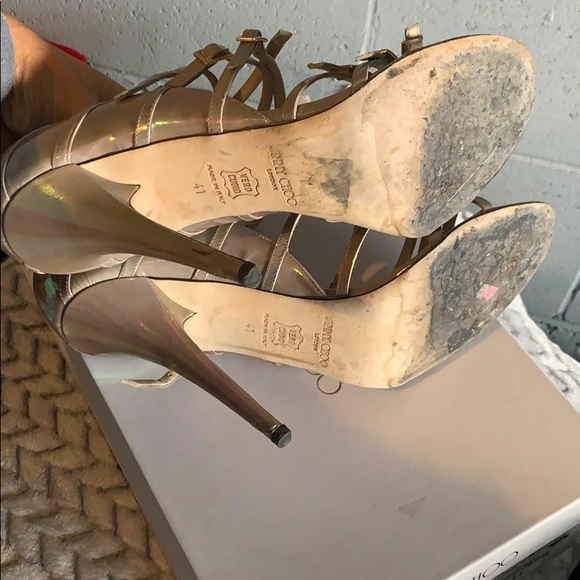 Jimmy Choo sandals size 41 small make - Picture 3 of 4